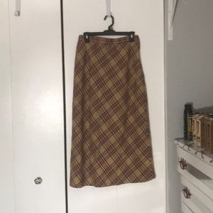plaid skirt